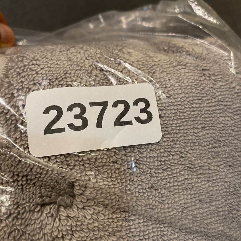 Quince Turkish Ultra Plush Bath Sheet Set of 2 Grey Cotton Soft - Picture 3 of 3